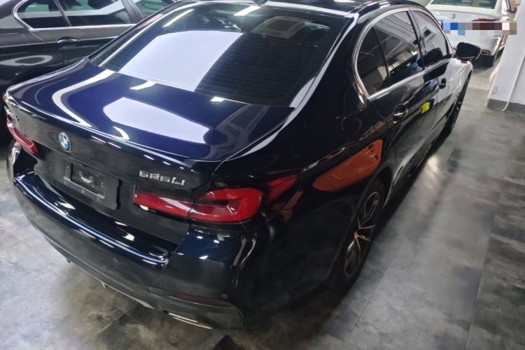 Used BMW 5 Series 2022 Second Facelift 525Li M Sport Package Rear Right 45 Deg