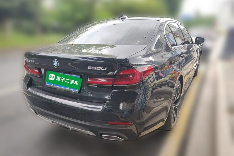 Used BMW 5 Series 2022 Facelifted Version 3 530Li Executive M Sport Package Rear Right 45 Deg
