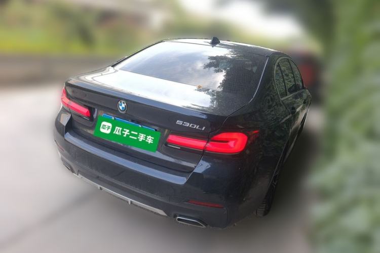 Used BMW 5 Series 2022 Restyled 530Li Luxury Edition M Sport Package Rear Right 45 Deg