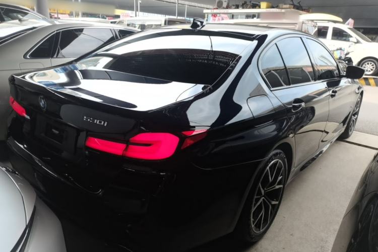 Used BMW 5 Series 2022 Second Facelift 530i M Sport Package Rear Right 45 Deg
