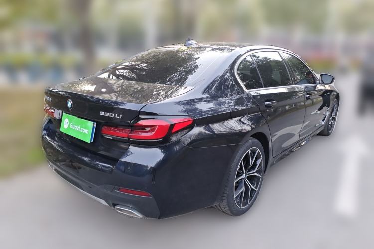Used BMW 5 Series 2022 Restyled 530Li Luxury Edition M Sport Package Rear Right 45 Deg