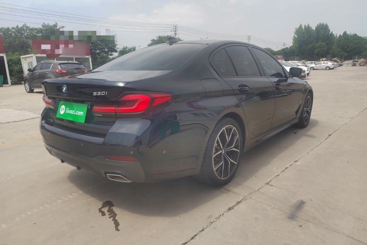 Used BMW 5 Series 2022 Second Facelift 530i M Sport Package Rear Right 45 Deg