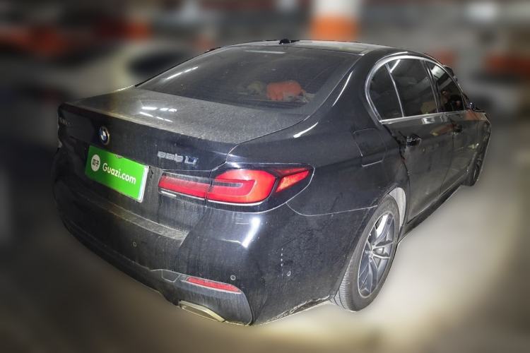 Used BMW 5 Series 2022 Second Facelift 525Li M Sport Package Rear Right 45 Deg