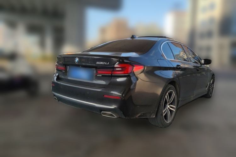 Used BMW 5 Series 2022 530Li Leading Luxury Package Rear Right 45 Deg