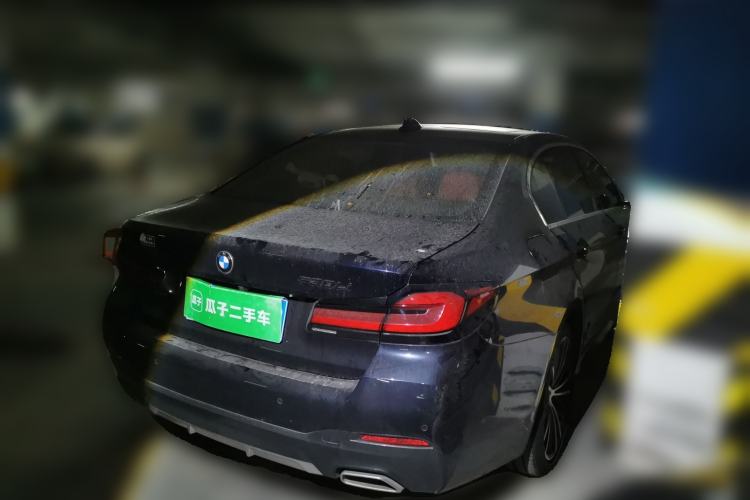 Used BMW 5 Series 2022 Second Facelift 530Li Leading Edition M Sport Package Rear Right 45 Deg