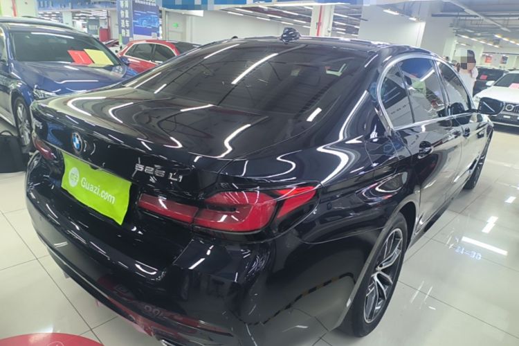 Used BMW 5 Series 2022 Second Facelift 525Li M Sport Package Rear Right 45 Deg