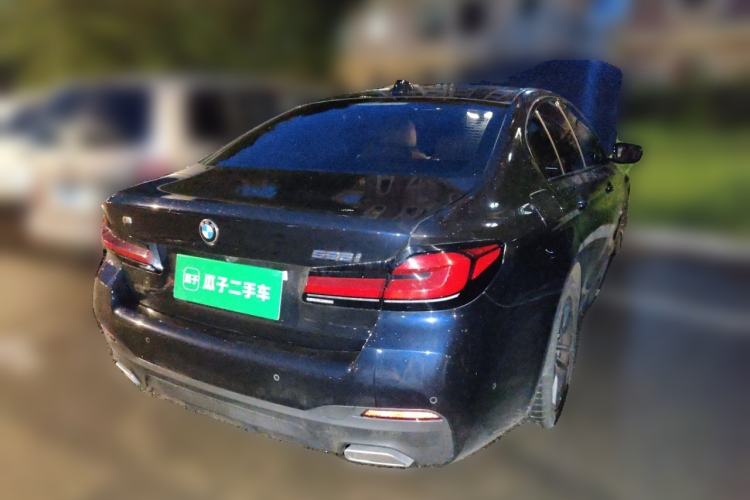 Used BMW 5 Series 2022 Second Facelift 525i M Sport Package Rear Right 45 Deg