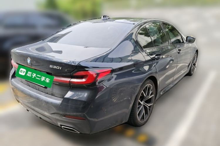 Used BMW 5 Series 2022 530i M Sport Package Rear Right 45 Deg