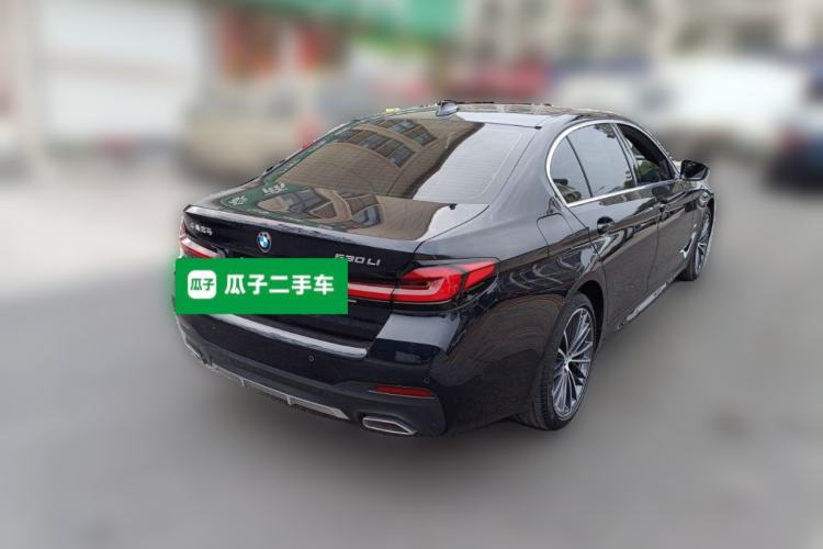 Used BMW 5 Series 2022 Second Facelift 530Li Leading Edition M Sport Package Rear Right 45 Deg