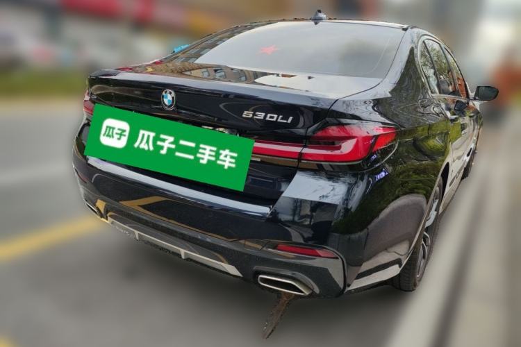 Used BMW 5 Series 2022 Second Facelift 525Li M Sport Package Rear Right 45 Deg