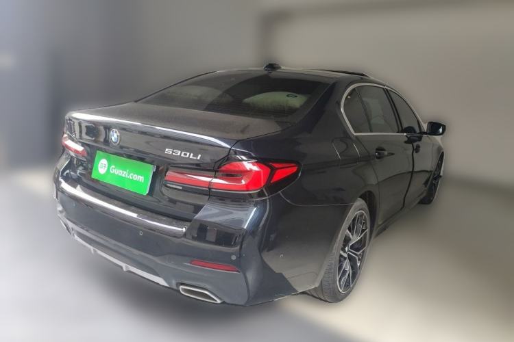 Used BMW 5 Series 2022 Second Facelift 530Li Luxury Version M Sport Package Rear Right 45 Deg