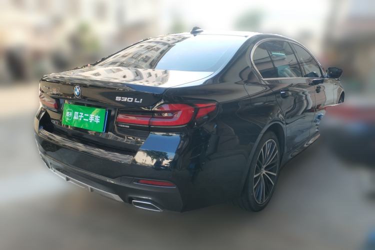 Used BMW 5 Series 2022 Restyled 530Li Leading Edition M Sport Package Rear Right 45 Deg