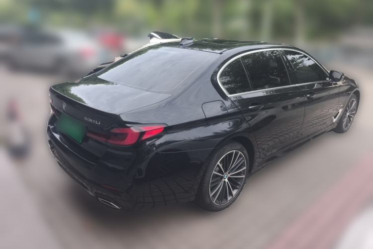 Used BMW 5 Series 2022 530Li Leading Model M Sport Package Rear Right 45 Deg