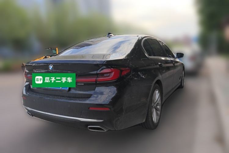 Used BMW 5 Series 2022 Restyled 525Li Luxury Package Rear Right 45 Deg