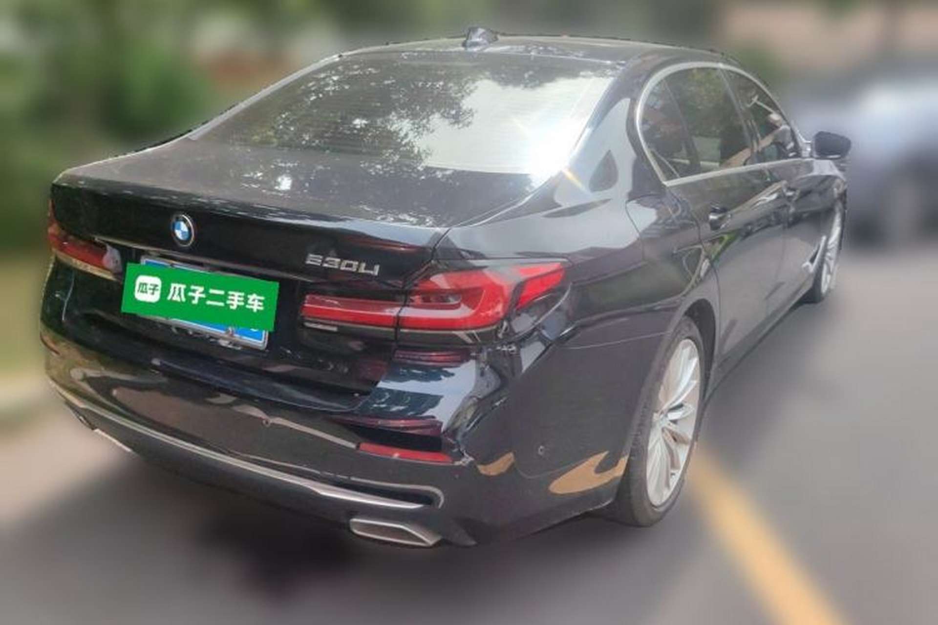 Used BMW 5 Series 2022 530Li Luxury Edition Premium Package Rear Right 45 Deg