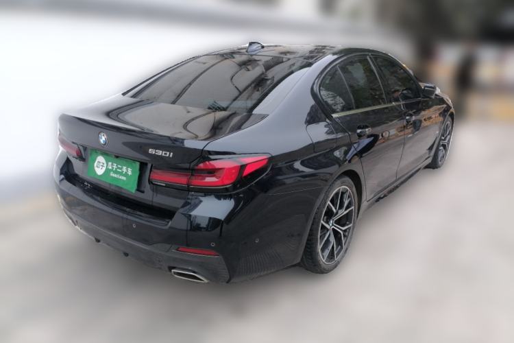 Used BMW 5 Series 2022 Second Facelift 530i M Sport Package Rear Right 45 Deg
