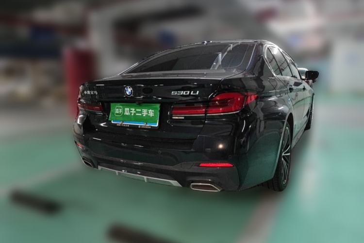 Used BMW 5 Series 2022 Restyled 530Li Leading Edition M Sport Package Rear Right 45 Deg