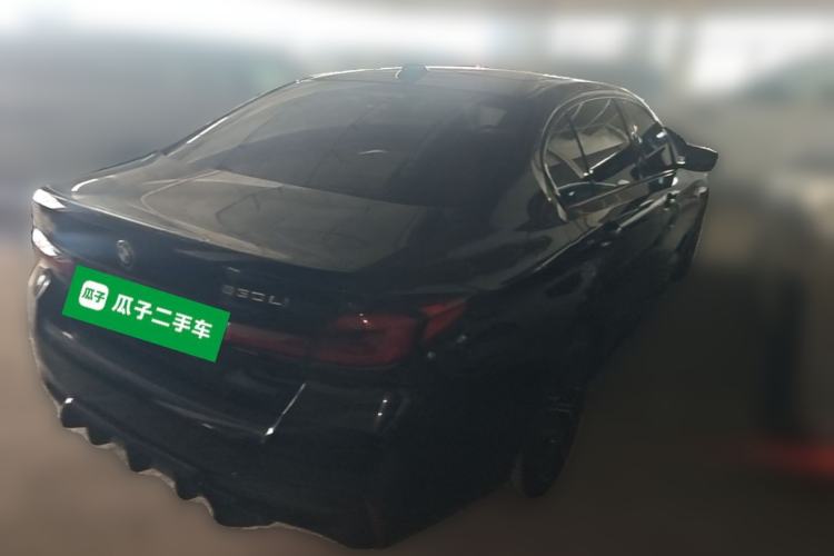 Used BMW 5 Series 2022 Second Facelift 530Li Luxury Version M Sport Package Rear Right 45 Deg