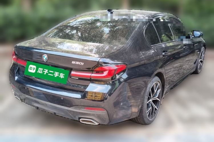 Used BMW 5 Series 2022 Second Facelift 530i M Sport Package Rear Right 45 Deg