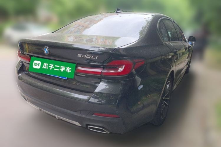 Used BMW 5 Series 2022 Restyled 525Li M Sport Package Rear Right 45 Deg