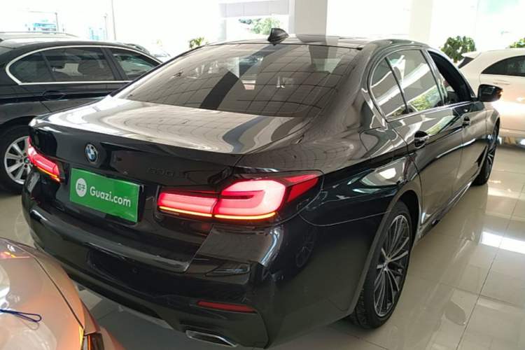 Used BMW 5 Series 2022 Restyled 530Li Leading Edition M Sport Package Rear Right 45 Deg
