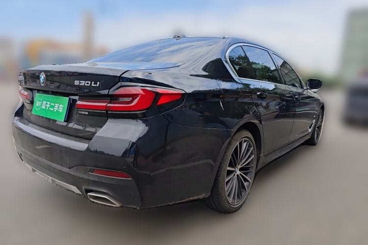 Used BMW 5 Series 2022 530Li Leading Model M Sport Package Rear Right 45 Deg