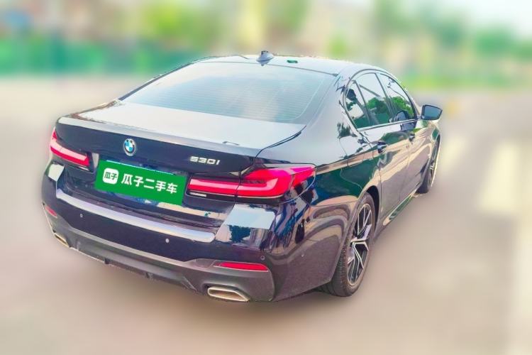 Used BMW 5 Series 2022 Second Facelift 530i M Sport Package Rear Right 45 Deg