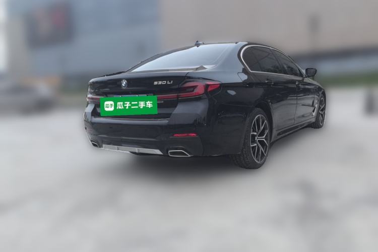 Used BMW 5 Series 2022 Revised Version 3 530Li Luxury Edition M Sport Package Rear Right 45 Deg