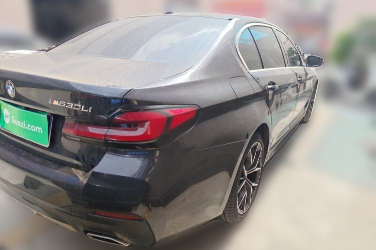 Used BMW 5 Series 2022 Revised Version 3 530Li Luxury Edition M Sport Package Rear Right 45 Deg