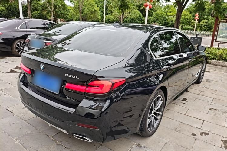 Used BMW 5 Series 2022 Restyled 525Li M Sport Package Rear Right 45 Deg