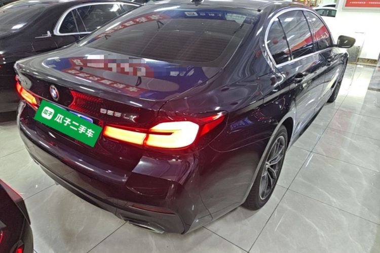 Used BMW 5 Series 2022 Second Facelift 525Li M Sport Package Rear Right 45 Deg