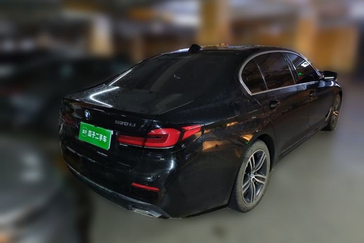 Used BMW 5 Series 2022 Updated 530Li Leading Edition Luxury Package Rear Right 45 Deg