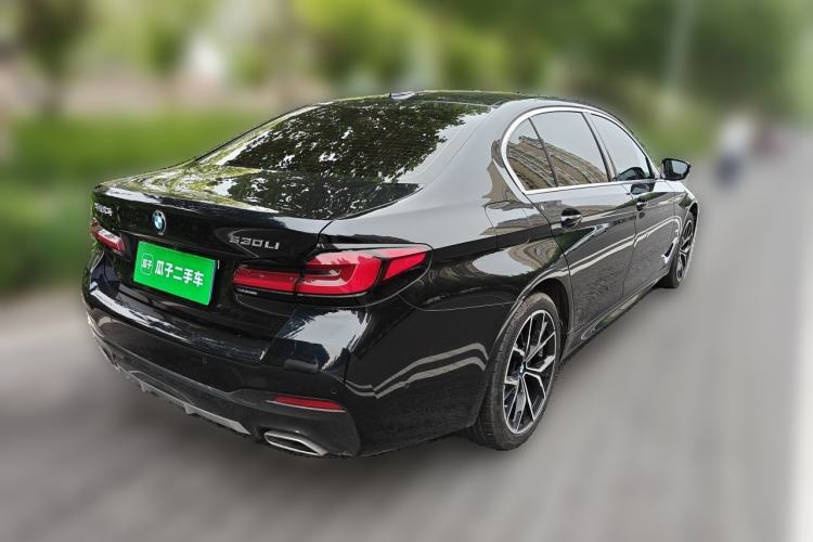 Used BMW 5 Series 2022 Restyled 525Li M Sport Package Rear Right 45 Deg