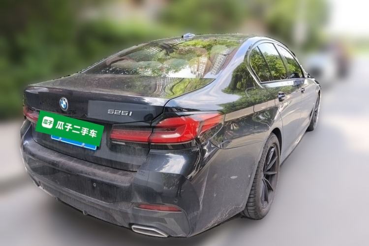 Used BMW 5 Series 2022 Second Facelift 525i M Sport Package Rear Right 45 Deg