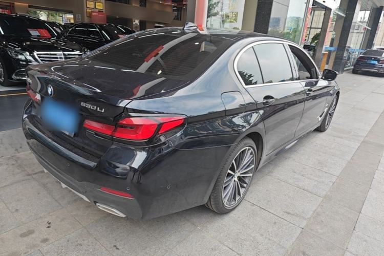 Used BMW 5 Series 2022 Restyled 530Li Leading Edition M Sport Package Rear Right 45 Deg