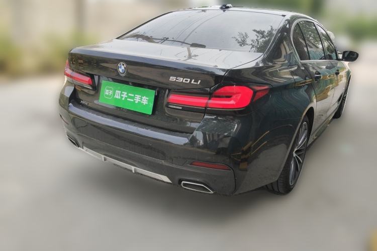 Used BMW 5 Series 2022 Revised Version 530Li xDrive M Sport Package Rear Right 45 Deg
