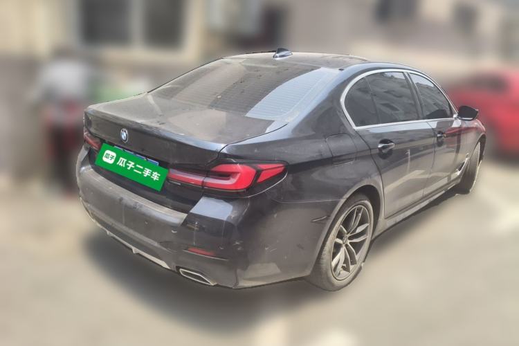 Used BMW 5 Series 2022 Second Facelift 525Li M Sport Package Rear Right 45 Deg