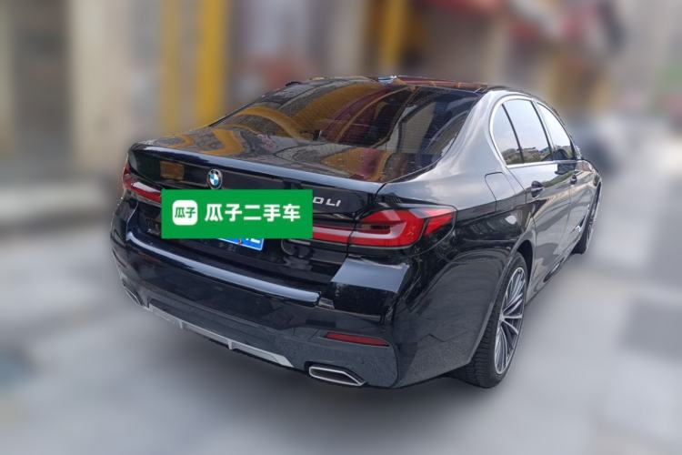 Used BMW 5 Series 2022 Second Facelift 530Li xDrive M Sport Package Rear Right 45 Deg
