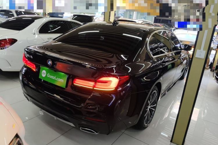 Used BMW 5 Series 2022 530Li Leading Model M Sport Package Rear Right 45 Deg