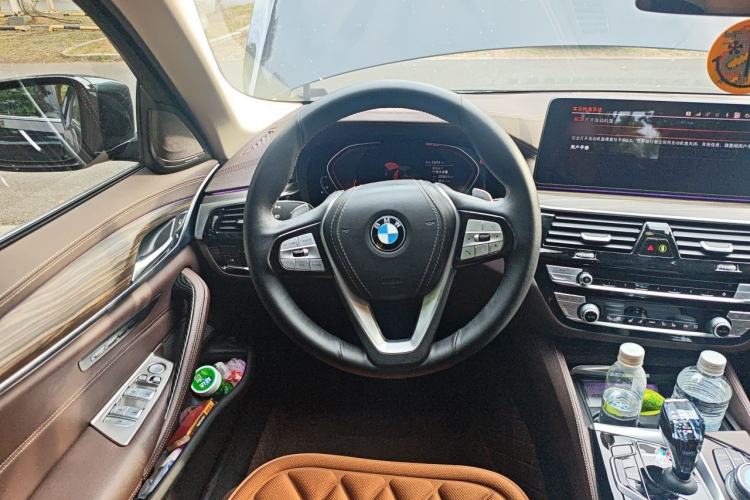 Used BMW 5 Series 2022 Updated 530Li Luxury Edition Premium Package Steering Wheel