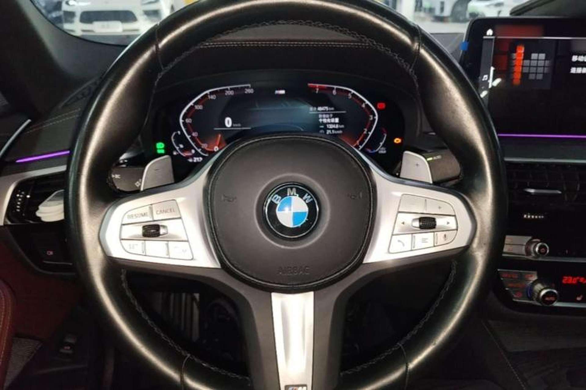 Used BMW 5 Series 2022 Second Facelift 530Li Leading Edition M Sport Package Steering Wheel
