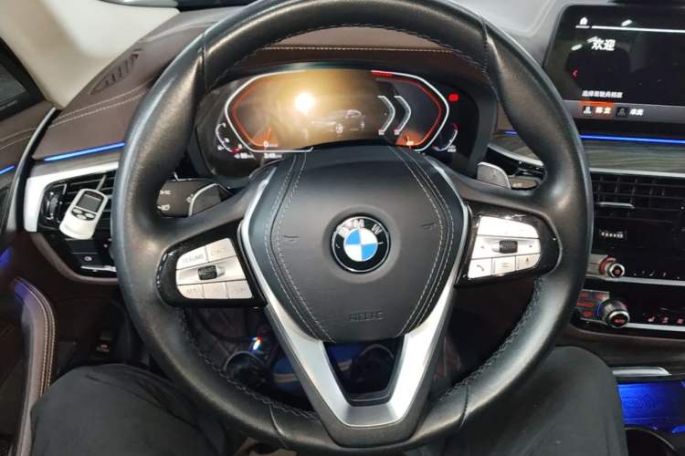 Used BMW 5 Series 2022 Second Facelift 530Li Leading Edition Luxury Package Steering Wheel