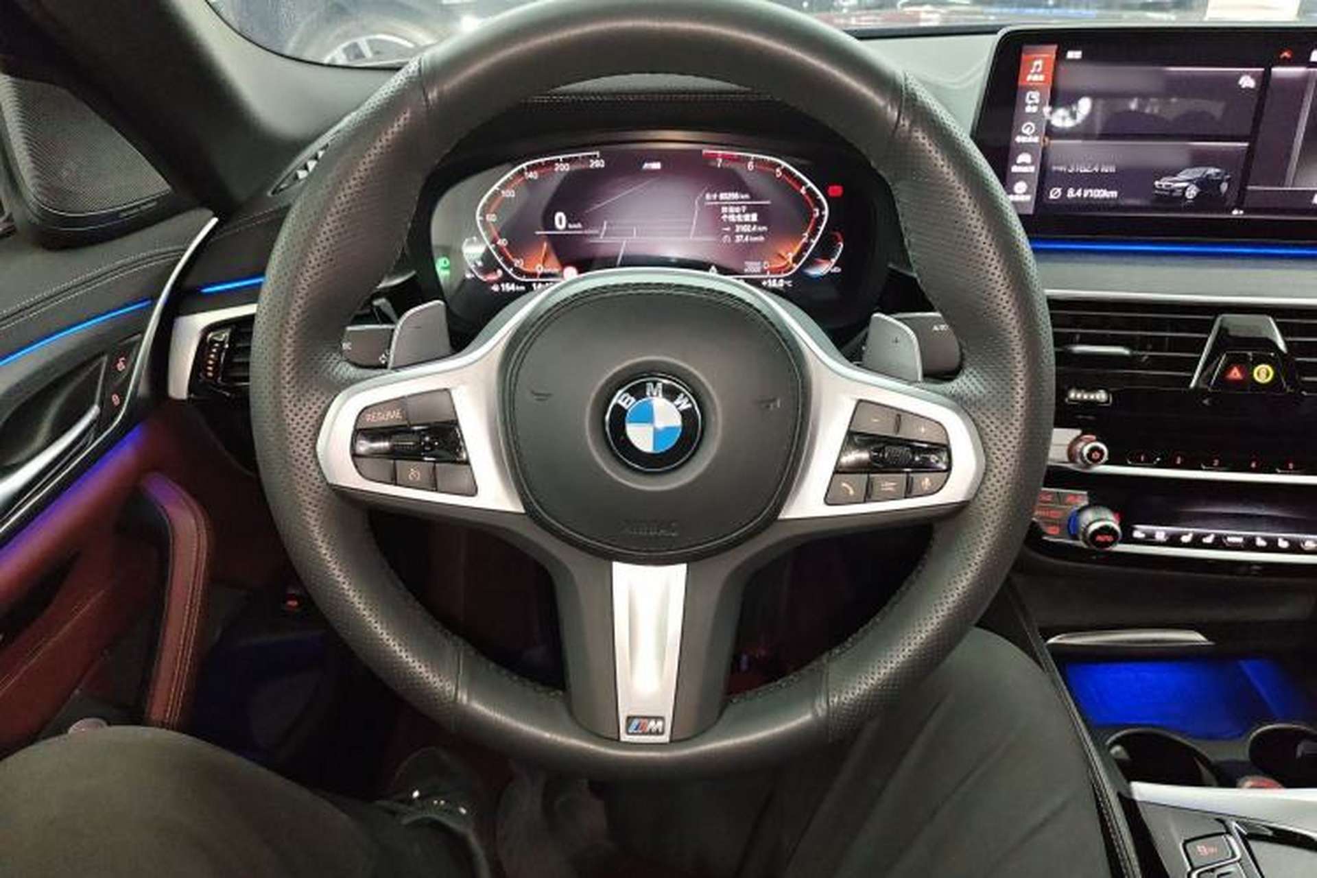 Used BMW 5 Series 2022 Second Facelift 530Li Luxury Version M Sport Package Steering Wheel