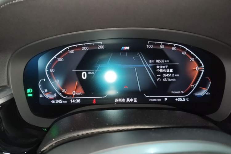 Used BMW 5 Series 2022 Restyled 530Li Leading Edition M Sport Package Instrument Cluster