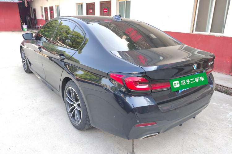 Used BMW 5 Series 2022 525i M Sport Package Rear Left 45 Deg