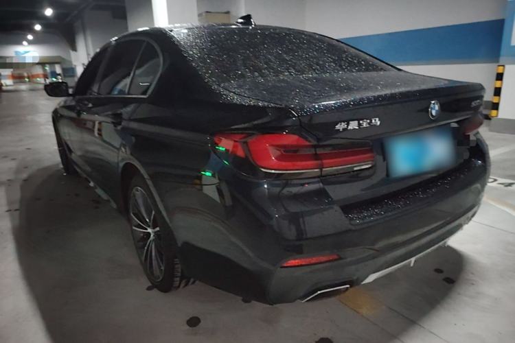 Used BMW 5 Series 2022 Second Facelift 530Li Leading Edition M Sport Package Rear Left 45 Deg