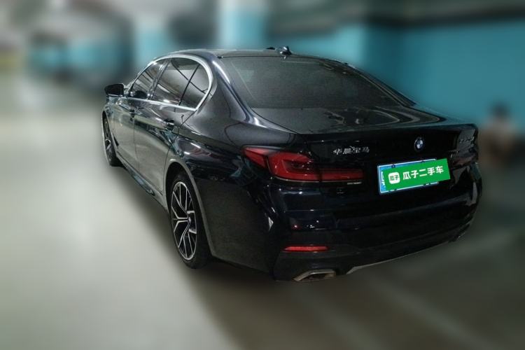 Used BMW 5 Series 2022 Second Facelift 530Li Luxury Version M Sport Package Rear Left 45 Deg