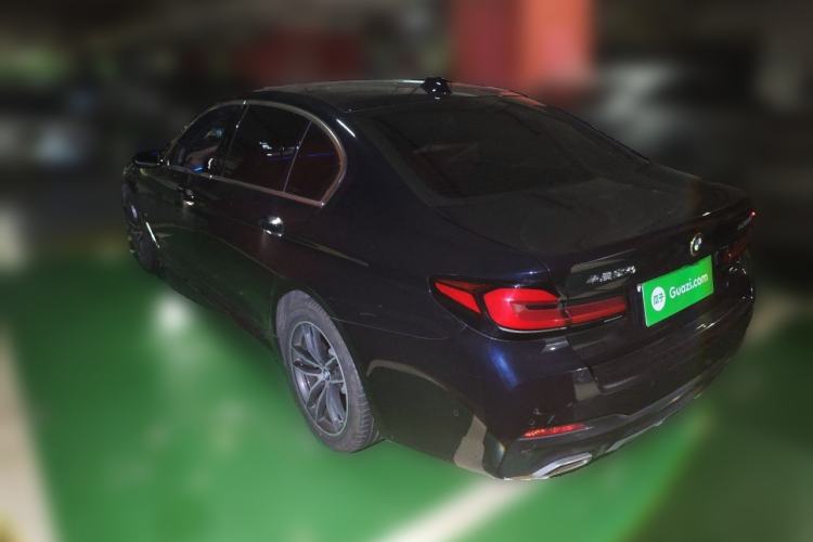 Used BMW 5 Series 2022 Second Facelift 525Li M Sport Package Rear Left 45 Deg