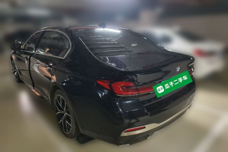 Used BMW 5 Series 2022 Second Facelift 530Li Luxury Version M Sport Package Rear Left 45 Deg