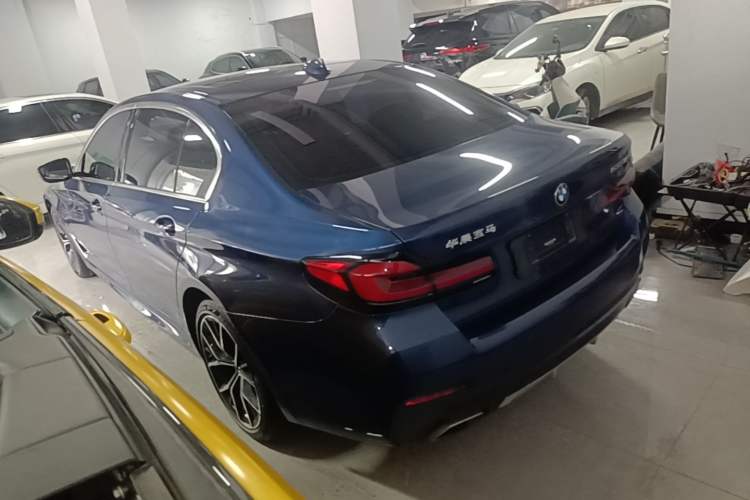 Used BMW 5 Series 2022 Restyled 530Li Luxury Edition M Sport Package Rear Left 45 Deg